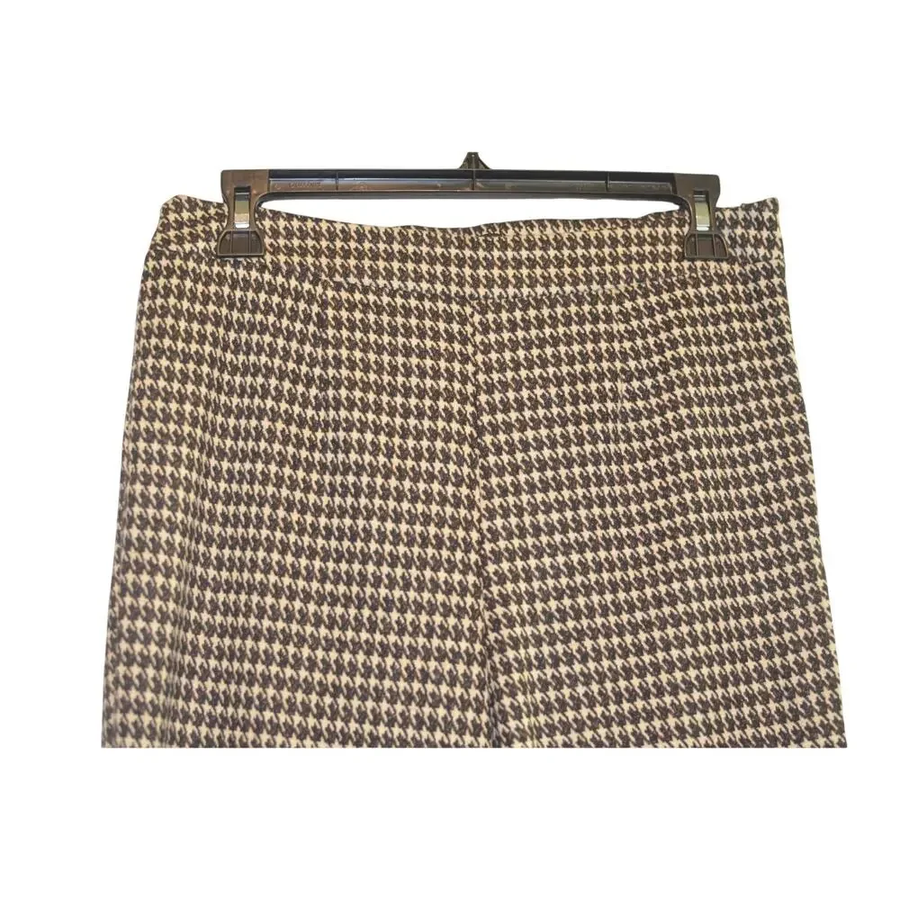 Sanctuary Filmore Flare Pants in Vanilla Mini Houndstooth